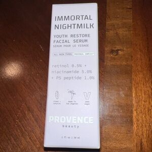 Provence Beauty Immortal Nightmilk Facial Serum - NWT